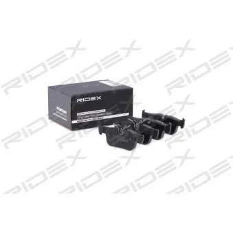 Jeu de 4 plaquettes de frein arrière RIDEX OEM 34216859917