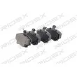 RIDEX 402B1282 - Jeu de 4 plaquettes de frein avant