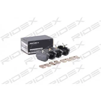Jeu de 4 plaquettes de frein avant RIDEX OEM 7D0698451D