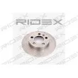 RIDEX 82B0003 - Jeu de 2 disques de frein arrière