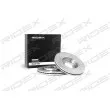 RIDEX 82B0004 - Jeu de 2 disques de frein avant