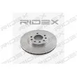 RIDEX 82B0005 - Jeu de 2 disques de frein avant