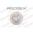RIDEX 82B0005 - Jeu de 2 disques de frein avant