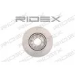 RIDEX 82B0005 - Jeu de 2 disques de frein avant