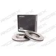 RIDEX 82B0006 - Jeu de 2 disques de frein avant