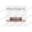 RIDEX 82B0008 - Jeu de 2 disques de frein arrière