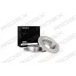 RIDEX 82B0008 - Jeu de 2 disques de frein arrière