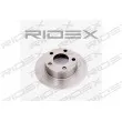 RIDEX 82B0009 - Jeu de 2 disques de frein arrière