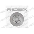 RIDEX 82B0010 - Jeu de 2 disques de frein avant