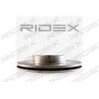 RIDEX 82B0010 - Jeu de 2 disques de frein avant