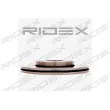 RIDEX 82B0012 - Jeu de 2 disques de frein avant