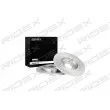 RIDEX 82B0013 - Jeu de 2 disques de frein arrière