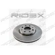 RIDEX 82B0017 - Jeu de 2 disques de frein avant