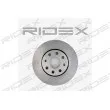 RIDEX 82B0017 - Jeu de 2 disques de frein avant