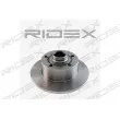 RIDEX 82B0019 - Jeu de 2 disques de frein arrière