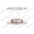 RIDEX 82B0020 - Jeu de 2 disques de frein arrière