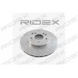 RIDEX 82B0021 - Jeu de 2 disques de frein avant