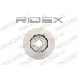 RIDEX 82B0021 - Jeu de 2 disques de frein avant