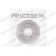 RIDEX 82B0023 - Jeu de 2 disques de frein arrière