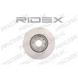 RIDEX 82B0024 - Jeu de 2 disques de frein avant