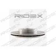 RIDEX 82B0029 - Jeu de 2 disques de frein avant