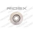 RIDEX 82B0029 - Jeu de 2 disques de frein avant