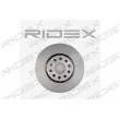 RIDEX 82B0031 - Jeu de 2 disques de frein avant