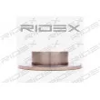RIDEX 82B0036 - Jeu de 2 disques de frein arrière