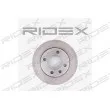 RIDEX 82B0039 - Jeu de 2 disques de frein avant