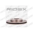 RIDEX 82B0039 - Jeu de 2 disques de frein avant