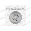 RIDEX 82B0041 - Jeu de 2 disques de frein arrière