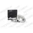 RIDEX 82B0041 - Jeu de 2 disques de frein arrière