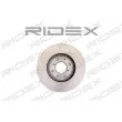 RIDEX 82B0056 - Jeu de 2 disques de frein avant
