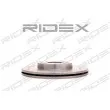 RIDEX 82B0056 - Jeu de 2 disques de frein avant