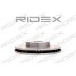 RIDEX 82B0058 - Jeu de 2 disques de frein avant