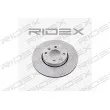 RIDEX 82B0079 - Jeu de 2 disques de frein avant