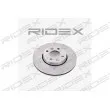 RIDEX 82B0079 - Jeu de 2 disques de frein avant