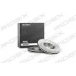 RIDEX 82B0079 - Jeu de 2 disques de frein avant