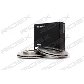 RIDEX 82B0081 - Jeu de 2 disques de frein avant