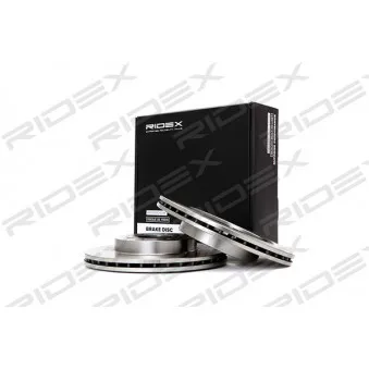 RIDEX 82B0085 - Jeu de 2 disques de frein avant