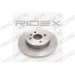 RIDEX 82B0087 - Jeu de 2 disques de frein arrière