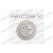 RIDEX 82B0087 - Jeu de 2 disques de frein arrière