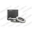 RIDEX 82B0103 - Jeu de 2 disques de frein avant