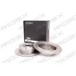 RIDEX 82B0116 - Jeu de 2 disques de frein arrière