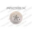 RIDEX 82B0116 - Jeu de 2 disques de frein arrière