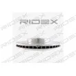 RIDEX 82B0124 - Jeu de 2 disques de frein avant