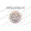 RIDEX 82B0126 - Jeu de 2 disques de frein avant