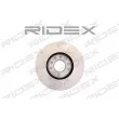 RIDEX 82B0140 - Jeu de 2 disques de frein avant