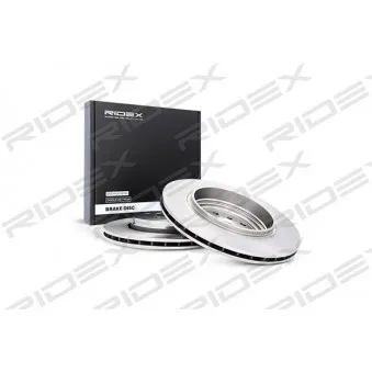 Jeu de 2 disques de frein arrière RIDEX OEM dp1010.11.0835