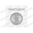 RIDEX 82B0206 - Jeu de 2 disques de frein arrière